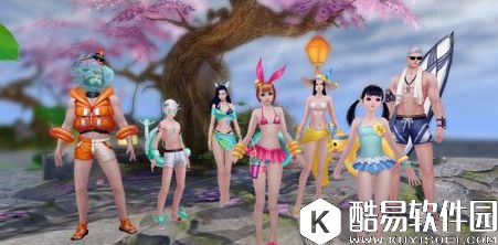 镇魔曲手游阳光海岸全新时装和坐骑天桥秀