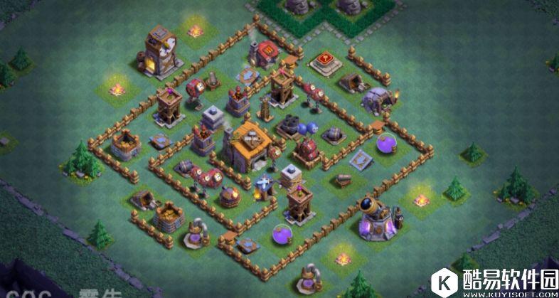 部落冲突夜世界零氪6本阵 3200杯只尝3败