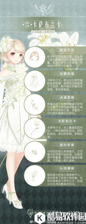 奇迹暖暖卡萨布兰卡套装文案欣赏