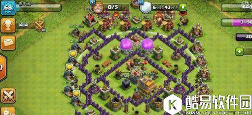 部落冲突七本怎么护黑 七本护黑对称阵分享