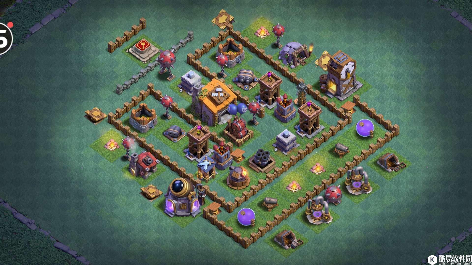 部落冲突夜世界6本3200杯阵型分享