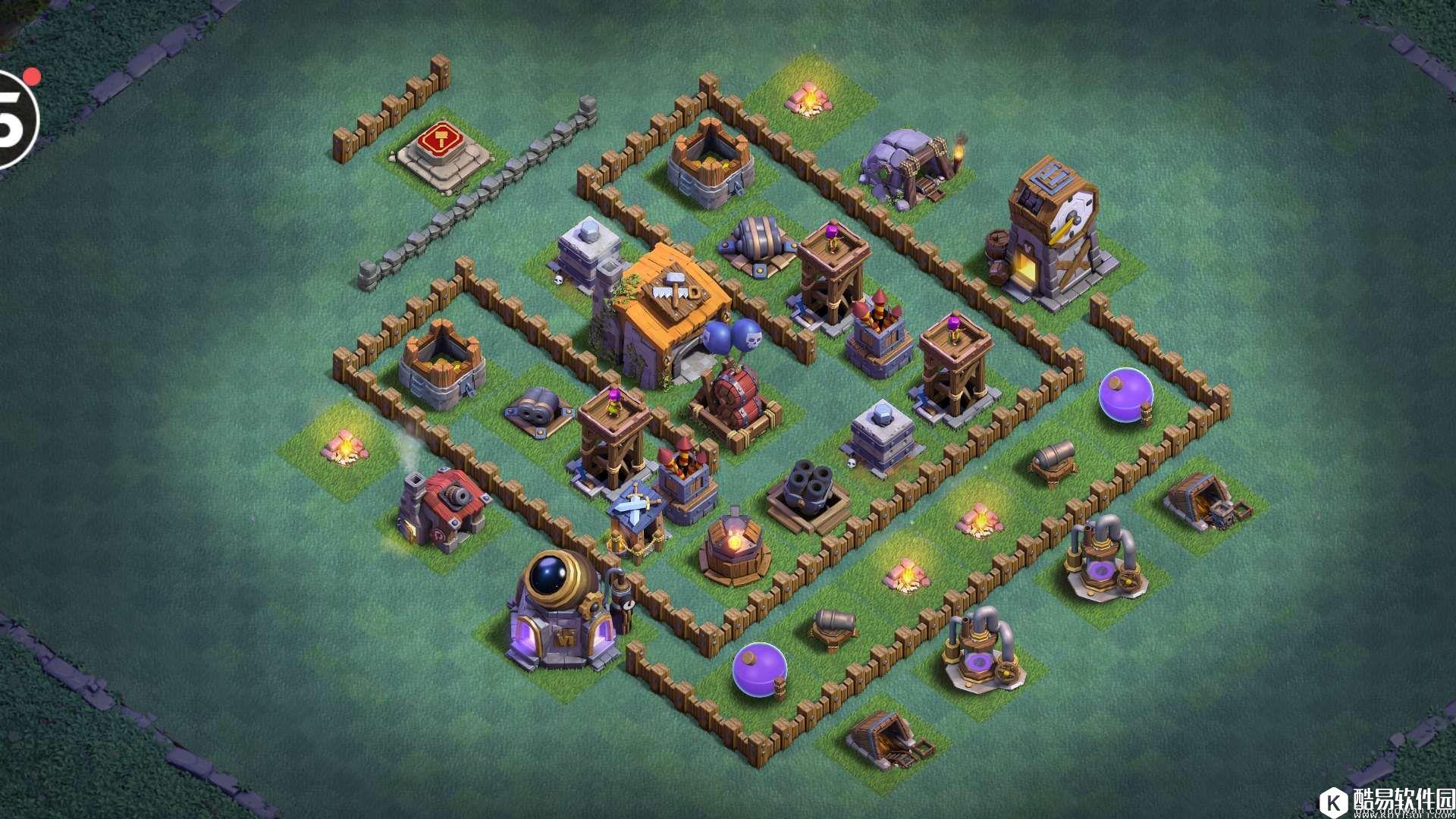 部落冲突夜世界6本3200杯阵型分享