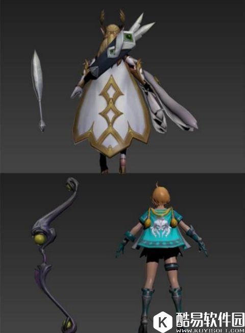 王者荣耀艾琳、后羿重做新模与旧模对比，小编无力吐槽