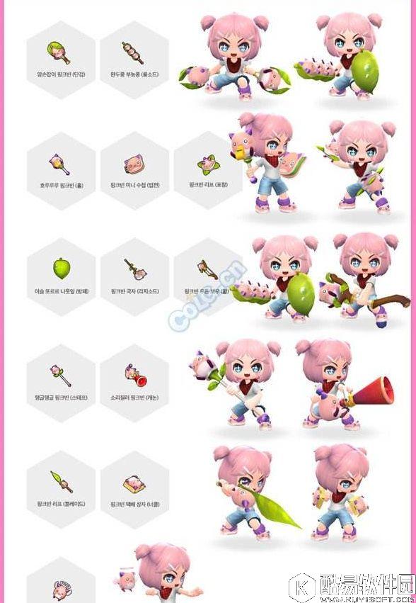 冒险岛2韩服更新：品克缤系列品来袭+夏日泳装