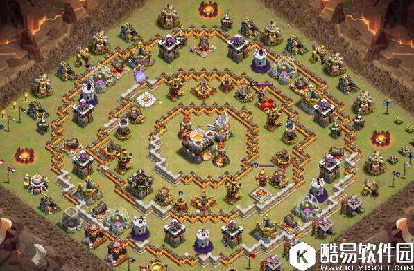 部落冲突十一本阵型配兵经验讲解分享