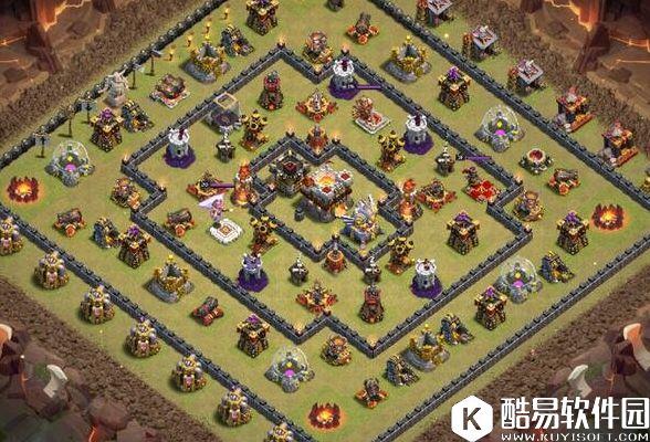 部落冲突十一本阵型配兵经验讲解分享