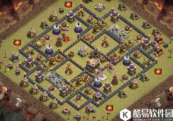 部落冲突十一本阵型配兵经验讲解分享