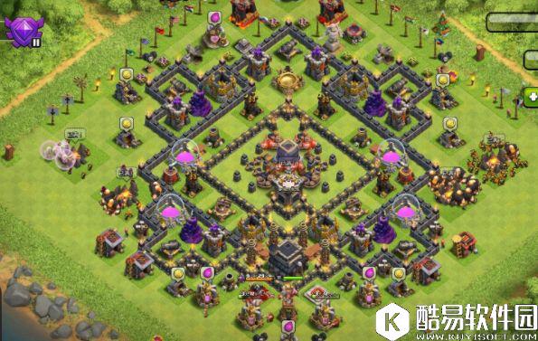 部落冲突九本日常护黑阵型改进版！