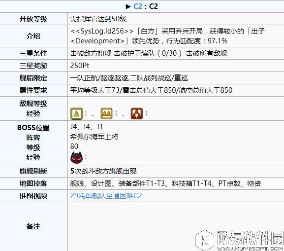 碧蓝航线夏活异色格作战地图C2攻略 C2地图攻略与掉落信息 碧蓝航线夏活异色格作战地图C2攻略 C2地图攻略与掉落信息