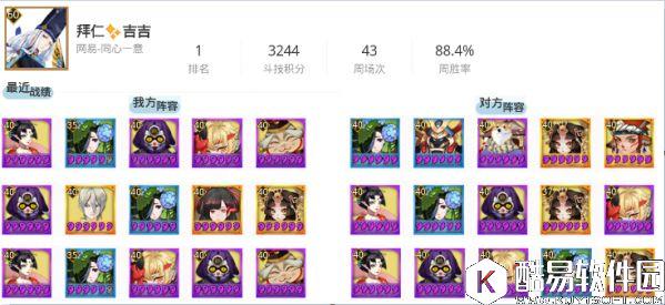 犬神掀起反击风暴！阴阳师8.05平安京斗技登顶战报