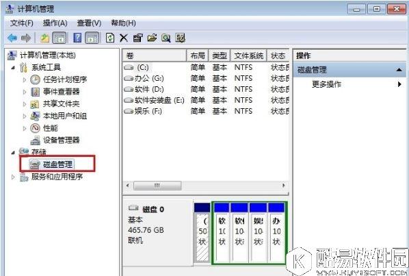 win7笔记本电脑如何分盘  win7笔记本电脑分盘方法