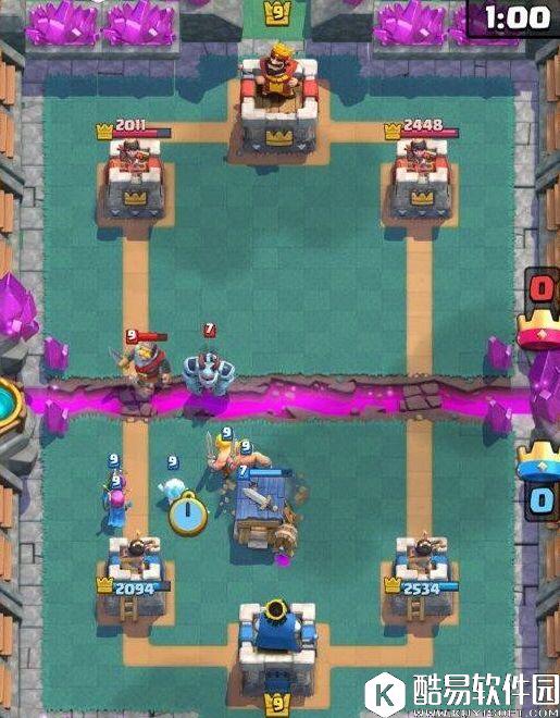 皇室战争房子暗夜火蹦流 后发制人防反型卡组