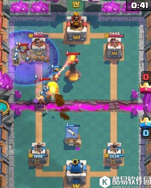 皇室战争房子暗夜火蹦流 后发制人防反型卡组