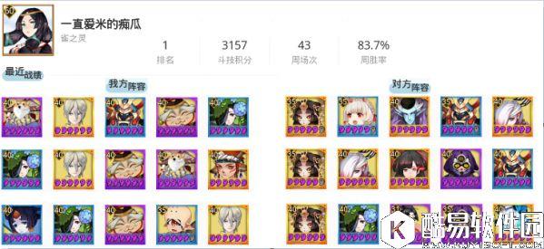 阴阳师8.12平安京斗技登顶战报：小鹿男异军突起！