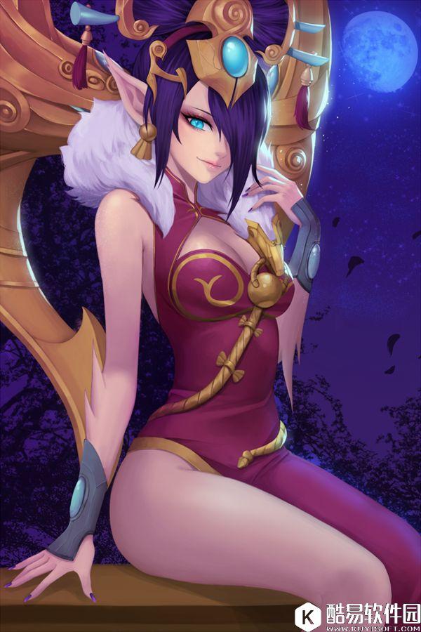 lol堕落天使莫甘娜h全彩本子 英雄联盟莫甘娜同人邪恶帝漫画