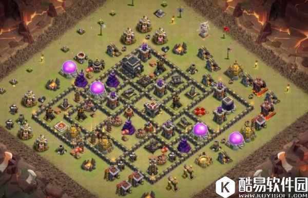 部落冲突亚洲联赛九本部战阵型详解