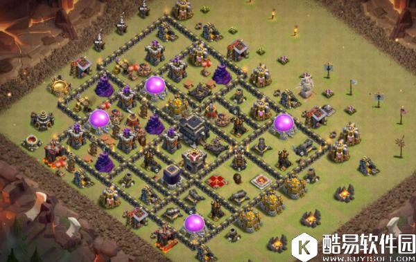 部落冲突亚洲联赛九本部战阵型详解