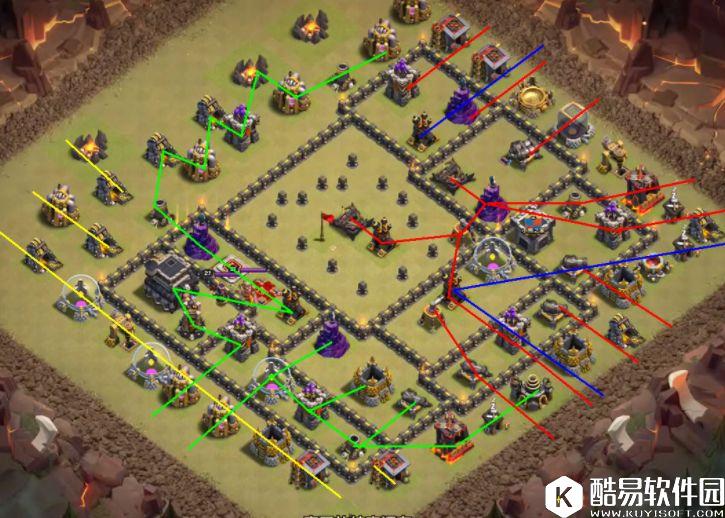 部落冲突九本单石狗球流打法教学