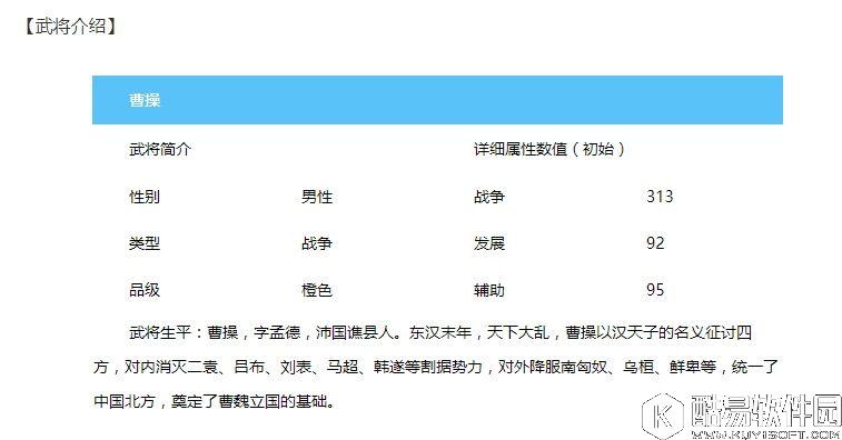 乱世王者武将攻略曹操怎么用 曹操技能详解培养指南攻略