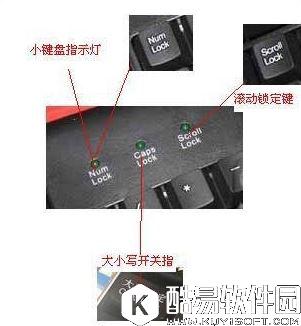 键盘上的三个灯有什么用 关于键盘上的三个灯的详细了解