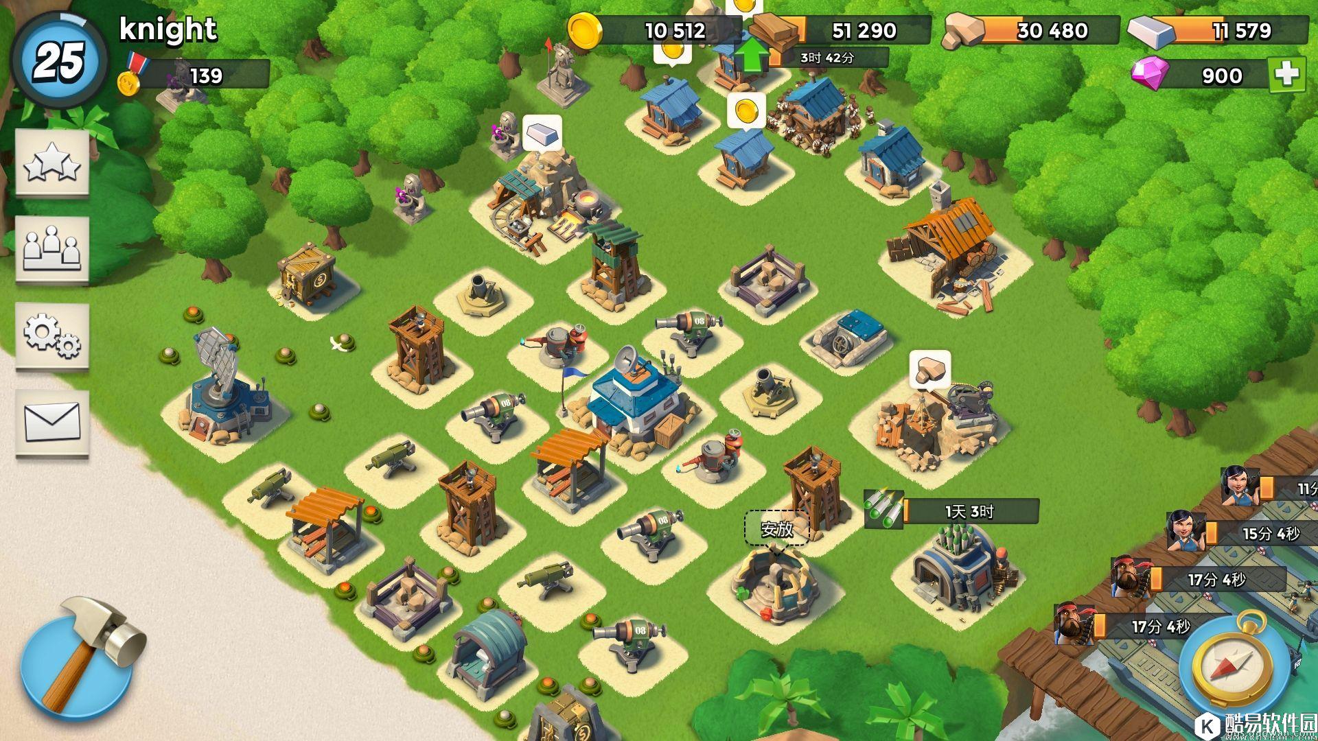 海岛奇兵11本之前游戏经验分享 低本玩家必读攻略