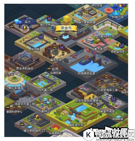 冒险岛2黑金市金箱子位置——废弃都市总览