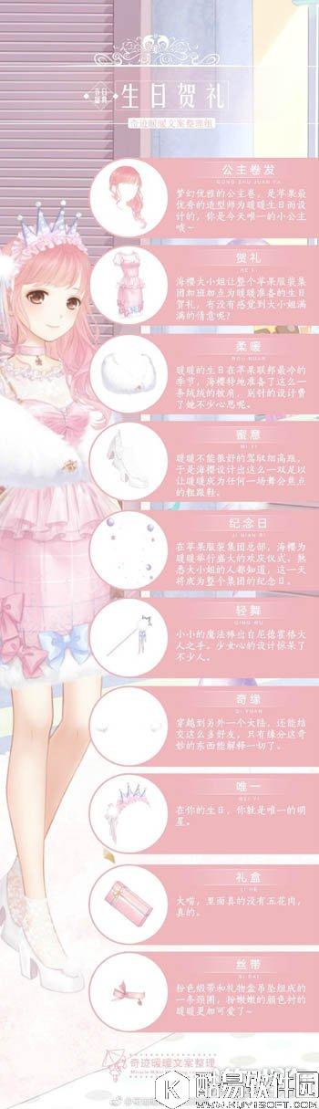 暖暖环游世界节日盛典生日贺礼文案介绍