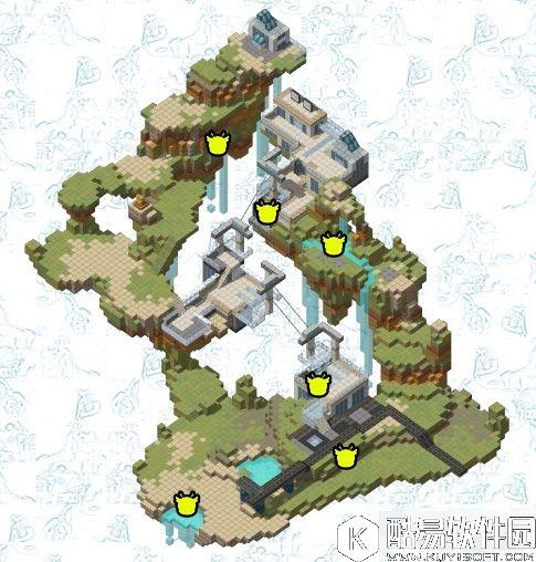 冒险岛2金箱子位置 彩虹谷（卡尔卡尔岛篇）