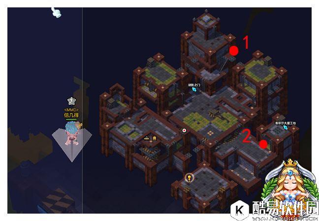 冒险岛2黄金宝箱坐标点 黑金市地图宝箱分布