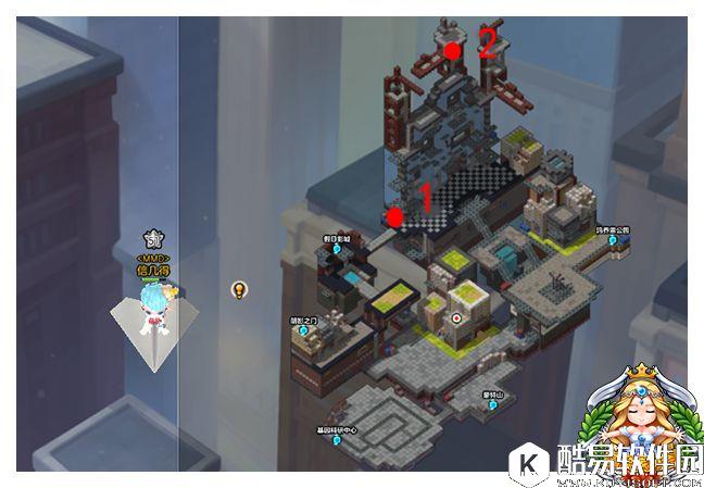 冒险岛2黄金宝箱坐标点 黑金市地图宝箱分布