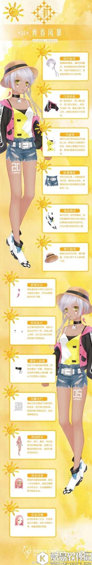 奇迹暖暖苹果联邦青春风暴文案介绍