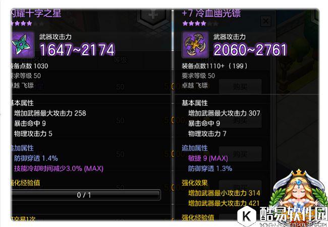 冒险岛2装备点数大揭秘 教你挑选好装备