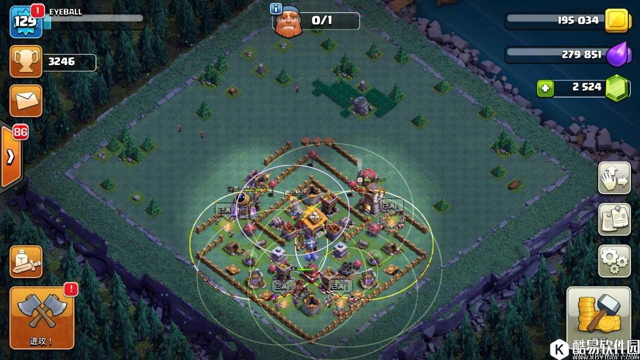 部落冲突夜世界6本大牛阵推荐！不断改版微调中