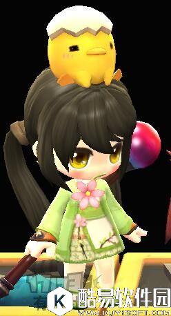 冒险岛2古风服装DIY 春意昂扬的绿色古风衣服