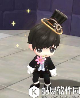 冒险岛2服装DIY 夜礼服假面黑色西服帅哥