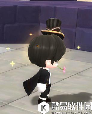 冒险岛2服装DIY 夜礼服假面黑色西服帅哥