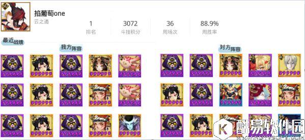 阴阳师10.14平安京斗技登顶战况：花鸟卷疯狂carry