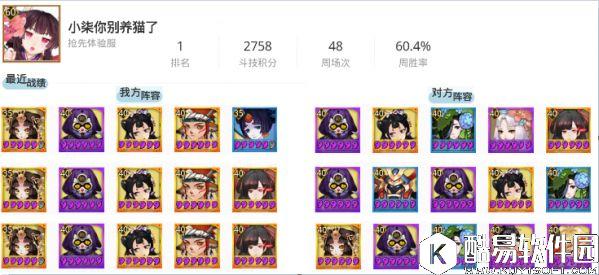 阴阳师10.14平安京斗技登顶战况：花鸟卷疯狂carry