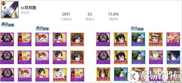 阴阳师10.21平安京斗技登顶战况：反打小妹金鱼姬