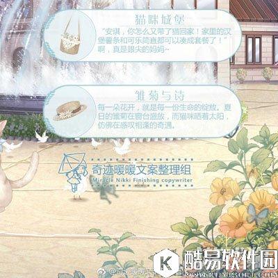 奇迹暖暖苹果联邦猫王国的晴天文案介绍