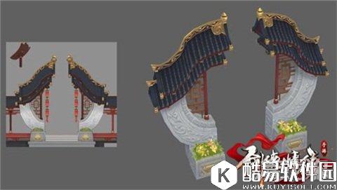 剑侠情缘新主城临安一角 情缘踏春必游之地