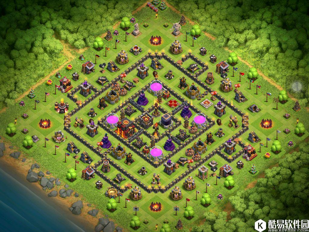 部落冲突2017万圣节种树专用阵汇总(10本篇) 部落冲突2017万圣节种树专用阵汇总(10本篇)