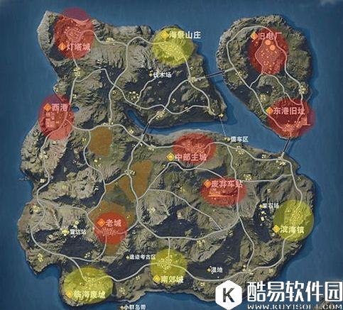 荒野行动资源点推荐攻略 荒野行动哪里有资源点 荒野行动资源点推荐攻略 荒野行动哪里有资源点