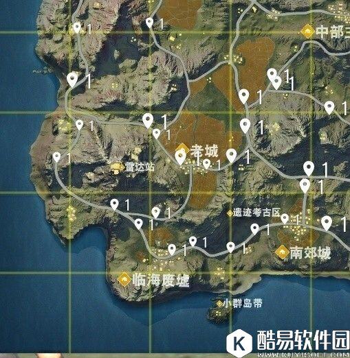 荒野行动载具刷新点一览 荒野行动刷车点在哪