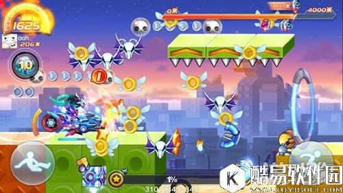 天天酷跑热血战车模式奔跑时的减速要点