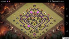 部落冲突8本部落战原创阵型 推荐援兵法师龙球