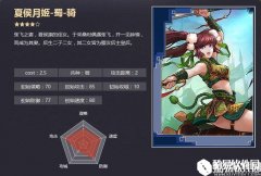 率土之滨四星夏侯月姬 行樵偶遇索敌战法解析