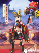 阴阳师黑童子儿童节新皮肤黑之火鲤欣赏
