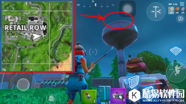 堡垒之夜水塔在哪 怎么在水塔顶上跳舞