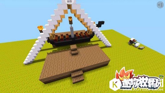 迷你世界海盗船怎么做